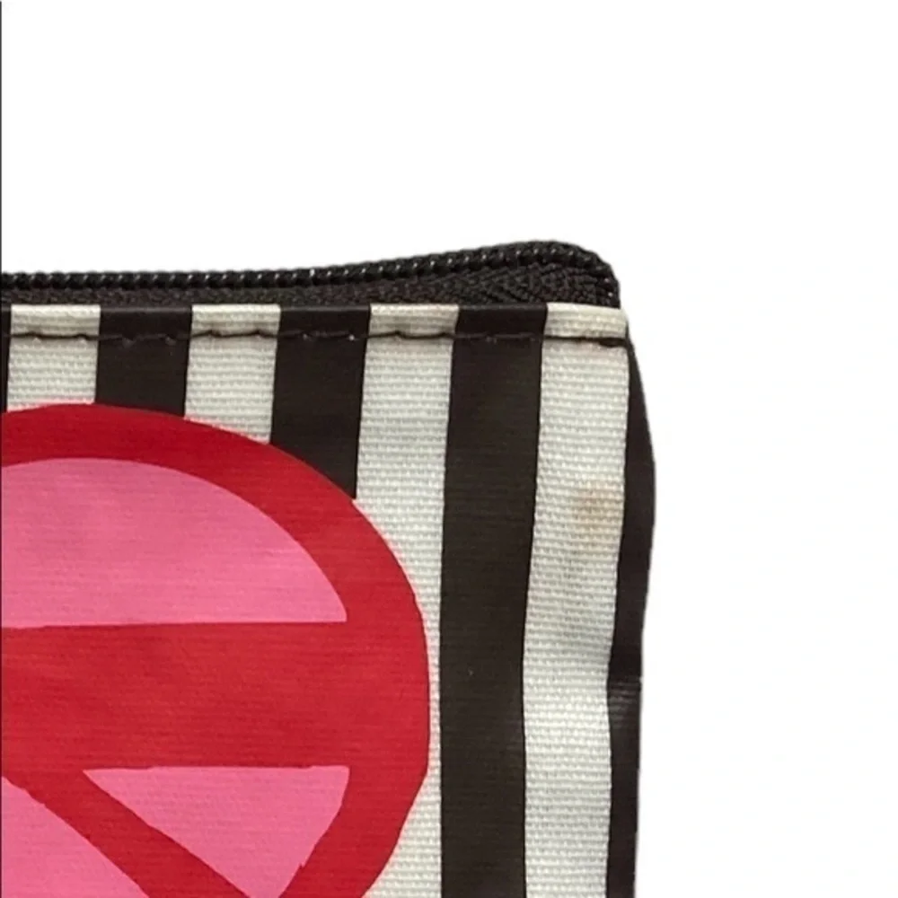 Henri bendel rare sunglass print cosmetic toiletries bag